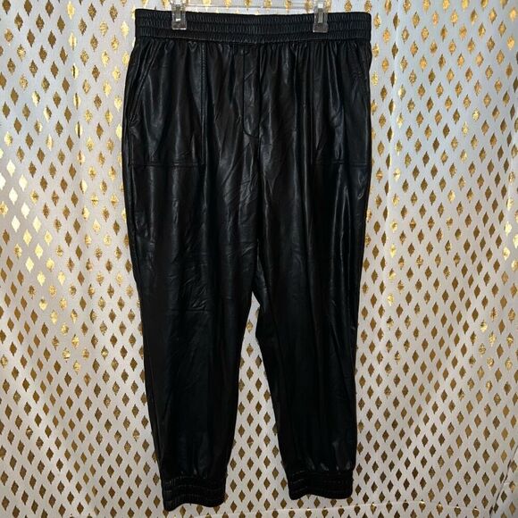 Express Leather joggers size L - Picture 1 of 5